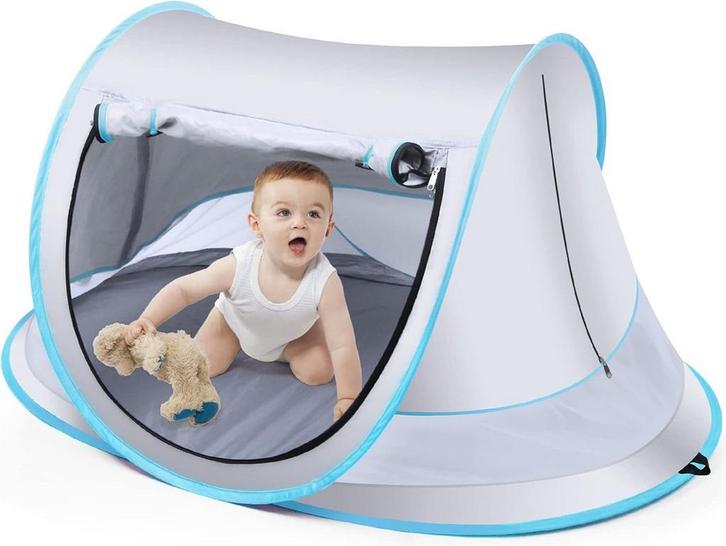 2dekans | Fuegobird BabyBox Campingbedje - UV50+ -, Kinderen en Baby's, Speelgoed | Buiten | Speeltoestellen, Ophalen of Verzenden