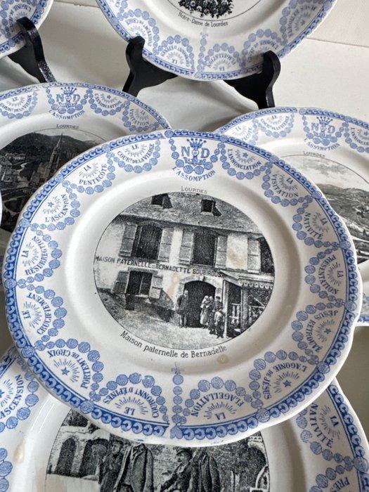 Sarreguemines - Serveerschaal (10) - Digoin & Sarreguemines,, Antiek en Kunst, Curiosa en Brocante