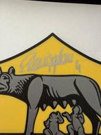 Handgesigneerd embleem AS ROMA - Radja Naingolan -, Verzamelen, Nieuw