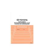 1995 TOYOTA PASEO CHASSIS & CARROSSERIE WERKPLAATSHANDBOEK