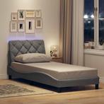 vidaXL Bedframe met LED zonder matras 80x200 cm stof, Verzenden, Nieuw