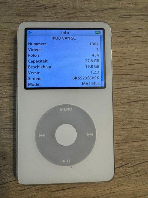 Apple - iPod Original (5th Gen) / 30GB / MA444LL/A iPod, Games en Spelcomputers, Spelcomputers | Overige Accessoires