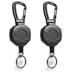 Fako Bijoux - 2x Robuuste Uittrekbare Sleutelhanger Met, Verzamelen, Verzenden, Nieuw