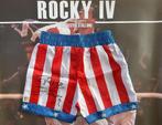 Rocky IV (1985) - Replica Boxing short - Signed by Sylvester