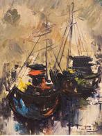 Fernand Pieters (1915-1980) - Harbour Nieuwpoort