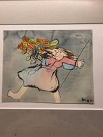 Harm Kamerlingh Onnes (1893-1985) - Meisje met bloemen