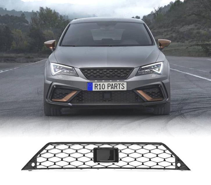 CALANDRE INFERIEURE SEAT LEON CUPRA R 17-20 NOIR, Auto-onderdelen, Carrosserie, Verzenden
