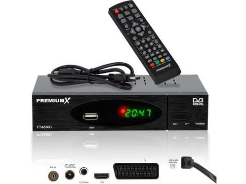 Veiling - Premium X Kabelontvanger DVB-C FTA 530C, Telecommunicatie, Zenders en Ontvangers, Gebruikt