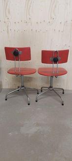 Chaise - Chrome - Deux chaises vintage pliantes