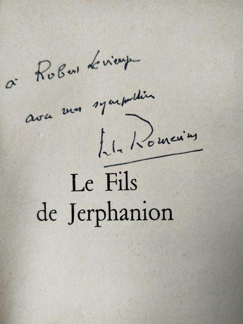 Signé; Jules Romains - Le fils de Jerphanion / Un grand, Antiek en Kunst, Antiek | Boeken en Manuscripten