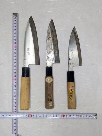 Keukenmes - Kitchen knife set - Hout, Staal - Japan -