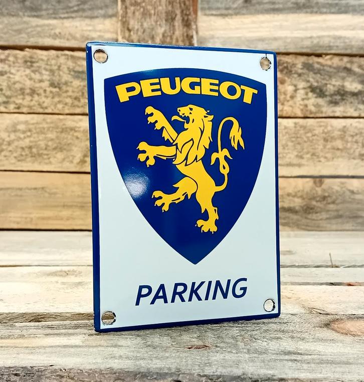 Peugeot Parking, Verzamelen, Merken en Reclamevoorwerpen, Verzenden