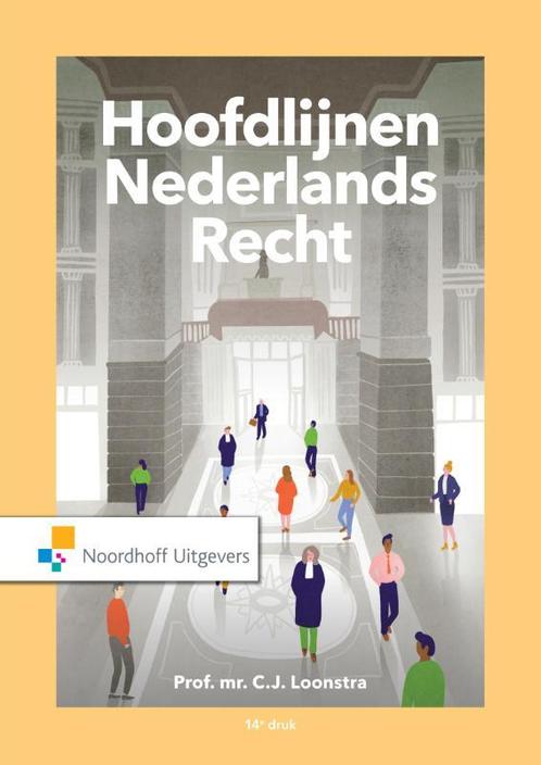 Hoofdlijnen Nederlands recht 9789001593193, Livres, Science, Envoi