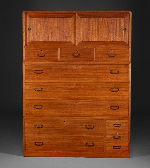 Kimono-kast (kast voor kleding) - Hout, Metaal,, Antiquités & Art, Antiquités | Autres Antiquités
