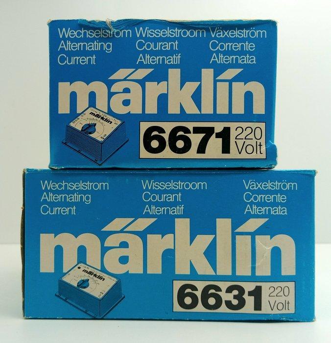 Märklin H0 - 6631/6671 - Model treinbevestiging (2) - 30 VA, Hobby en Vrije tijd, Modeltreinen | H0