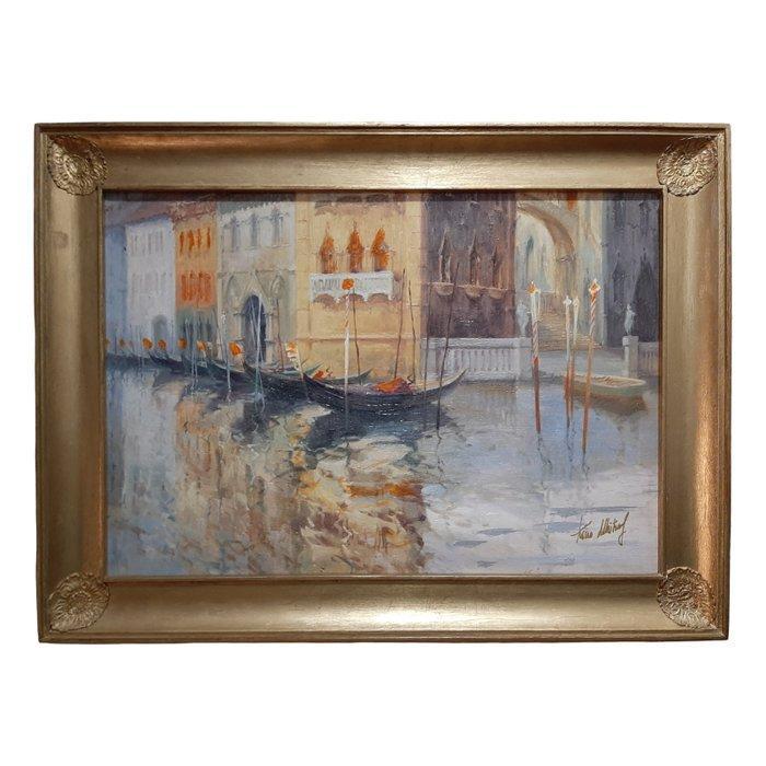 Kino Mistral (1943) - Venezia, Riflessi in Laguna, Antiek en Kunst, Kunst | Schilderijen | Klassiek