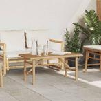 vidaXL Salontafel Bruin 90 x 50 x 43 cm Bamboe, Huis en Inrichting, Tafels | Salontafels, Verzenden, Nieuw