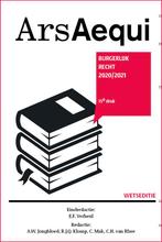 Burgerlijk recht / 2020/2021 / Ars Aequi Wetseditie, Boeken, Verzenden, Gelezen