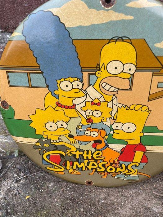 The Simpsons emaille reclamebord – familie Simpson, Antiek en Kunst, Antiek | Wandborden en Tegels