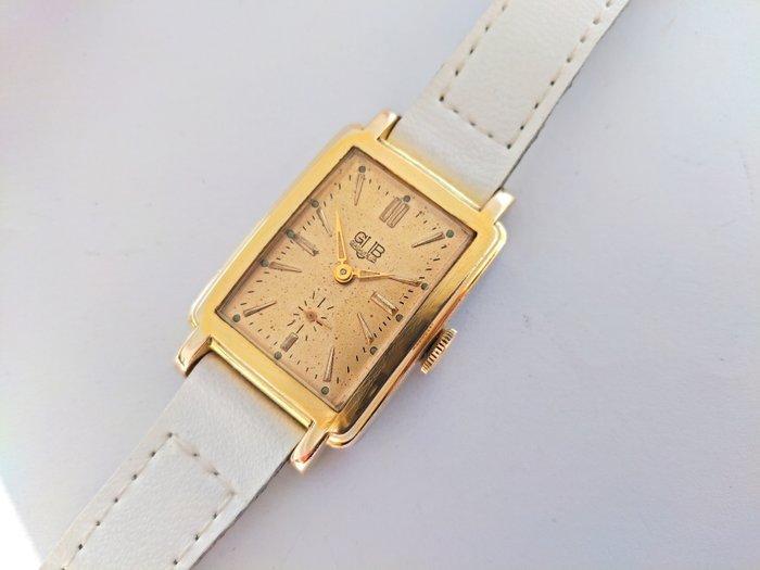 GUB Glashütte - cal. 662.2, mens gold plated - Zonder, Handtassen en Accessoires, Horloges | Heren