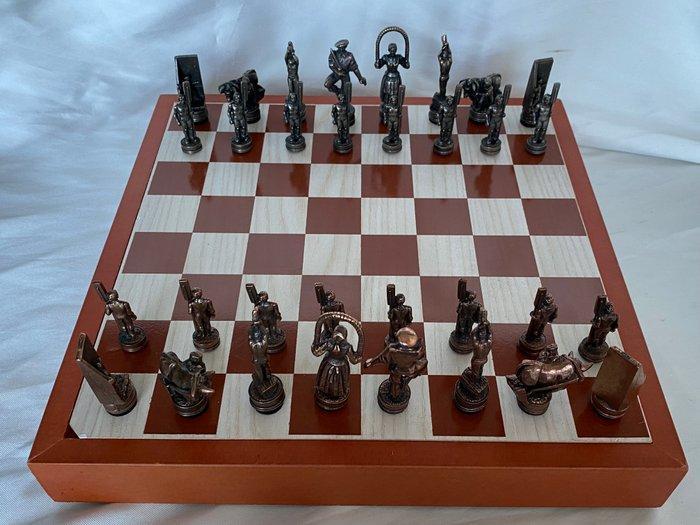 Schaakspel - Vintage voor verzamelaars, geclassificeerd als, Antiek en Kunst, Curiosa en Brocante