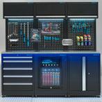 Datona Werkplaatsinrichting PREMIUM RVS werkblad met, Doe-het-zelf en Bouw, Ophalen of Verzenden, Nieuw