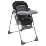vidaXL Kinderstoel hoog grijs, Kinderen en Baby's, Kinderstoelen, Verzenden, Nieuw