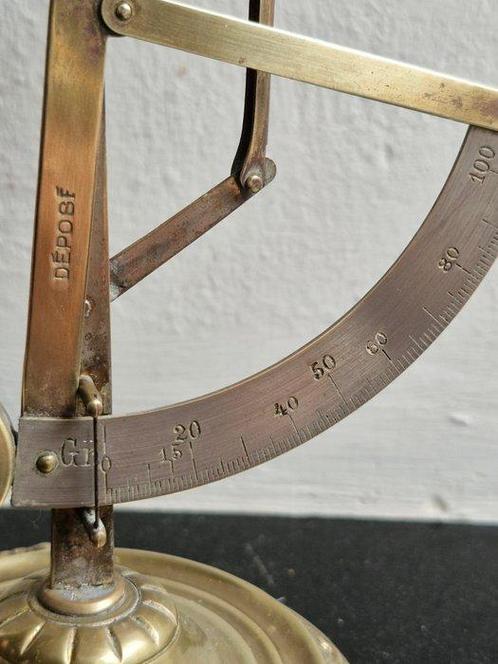 Post/brieven weegschaal - brons, metaal, messing, Antiek en Kunst, Curiosa en Brocante