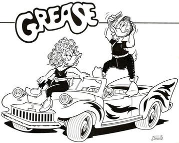 Jordi David Redo - Donald & Daisy Duck as Grease (1978 Film)