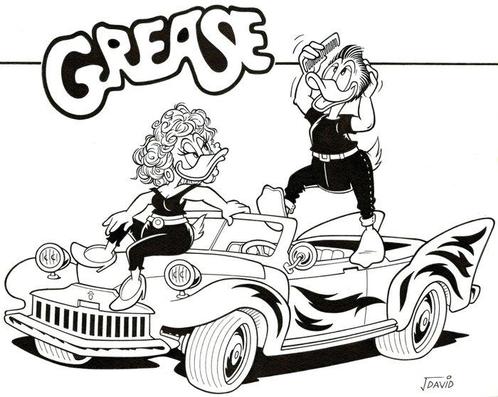 Jordi David Redo - Donald & Daisy Duck as Grease (1978 Film), Livres, BD