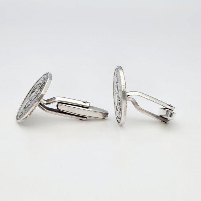 Zonder Minimumprijs - Manchetknopen Zilver, Handtassen en Accessoires, Antieke sieraden