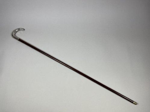 Wandelstok - Hout, Zilver, Antiek en Kunst, Antiek | Overige Antiek