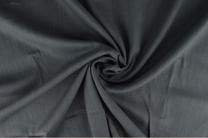 10 meter linnen viscose - Donker vintage blauw - 150cm breed, Hobby en Vrije tijd, Stoffen en Lappen, 120 cm of meer, 200 cm of meer