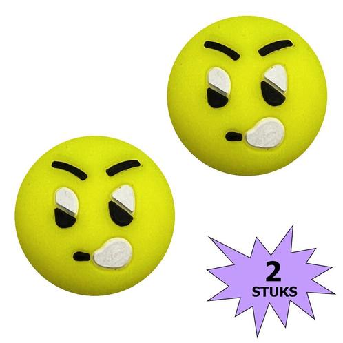 Fako Bijoux® - Tennisdemper - Emoji - Boos - 2 Stuks, Sport en Fitness, Tennis, Verzenden
