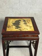Tafel - Hout, Marmer - China - Eind 20e eeuw