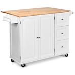 2dekans | Coast Verrijdbare Keukenkast met Lades - 136 x 76, Ophalen of Verzenden, Nieuw