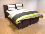 ~ACTIEKNALLER~ Boxspring Elektrisch Aanbieding vanaf €599!, Blauw, 180 cm, 200 cm, Nieuw