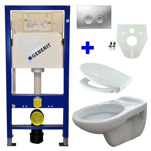 Geberit UP 100 + Neptunus WC +Ultimo zitt + Delta 21 matchr, Doe-het-zelf en Bouw, Sanitair, Ophalen of Verzenden