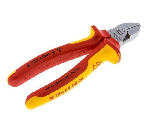 Knipex Zijkniptang 160mm VDE Getest Tot 1000V, Doe-het-zelf en Bouw, Gereedschap | Handgereedschap, Verzenden