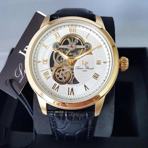 Lucien Piccard - Automatic - Gold - Skeleton - New - Zonder, Handtassen en Accessoires, Horloges | Heren