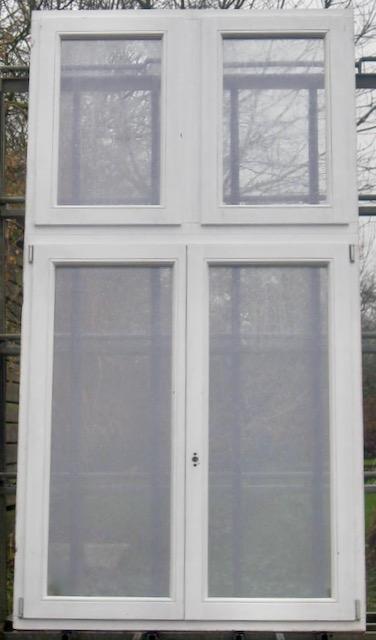 sipo houten raam , chassis , venster , kozijn 135 x 257, Doe-het-zelf en Bouw, Raamkozijnen en Schuifdeuren, Inclusief glas, Zo goed als nieuw