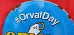 Emaille bord - Emaille, Metaal, Uit nalatenschap Orval