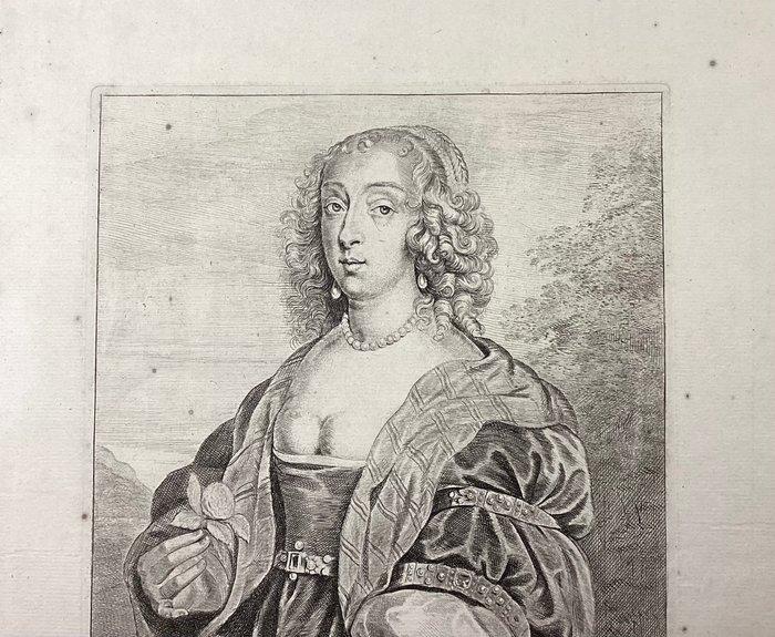Wenceslaus Hollar (1607-1677) - Elisabetta Villiers - da Van, Antiek en Kunst, Antiek | Overige Antiek