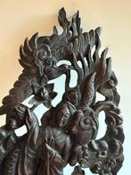 Chinese handgesneden houten wanddecoratie - China - 20e eeuw, Antiek en Kunst