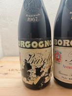 1966 & 1967 Giacomo Borgogno - Barolo Riserva - 2 Bouteilles, Verzamelen, Wijnen, Nieuw