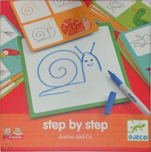 Djeco - Tekenset - Step by Step Animal and Co, Livres, Langue | Langues Autre, Envoi