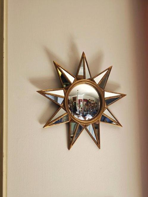 Miroir mural- Lœil de la sorcière / Le majordome - Métal,, Antiek en Kunst, Curiosa en Brocante