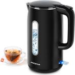Aigostar Waterkoker Dubbelwandig - 1,7L - Retro - 2200W - Zw, Huis en Inrichting, Verzenden, Nieuw