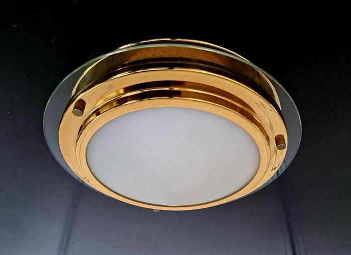 Lamp - Opaline glas, Glas-in-lood, Antiek en Kunst, Curiosa en Brocante