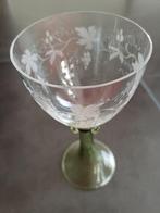 Verre à vin (9) - Verre - verres ciselés, Antiquités & Art